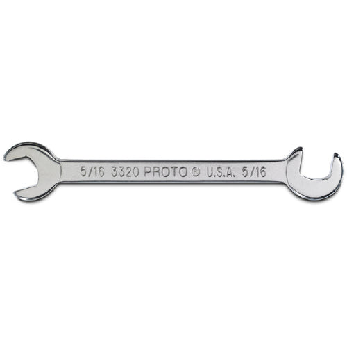 Proto Short Satin Angle Open-End Wrench - 5/16″ - Apex Tool & Supply