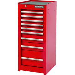 Proto® 440SS Side Cabinet - 9 Drawer, Black - Apex Tool & Supply