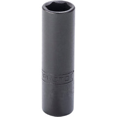 ‎Proto 1/4″ Drive Black Oxide Deep Socket 1/2″ - 6 Point - Apex Tool & Supply