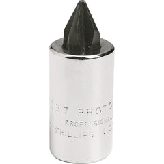 Proto 1/4″ Drive Phillips Screwdriver Bit Socket - # 1 - Apex Tool & Supply