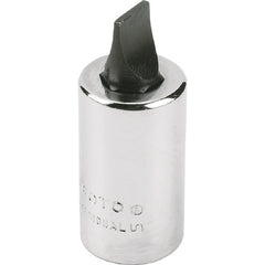 ‎Proto 1/4″ Drive Slotted Screwdriver Bit Socket - 1/4″ - Apex Tool & Supply