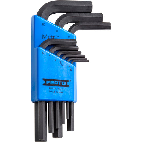 Proto 9 Piece Hex Key Set - Metric - Apex Tool & Supply