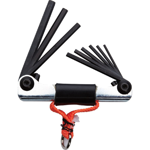 Proto Tether-Ready 9 Piece Folding Hex Key Set - Apex Tool & Supply
