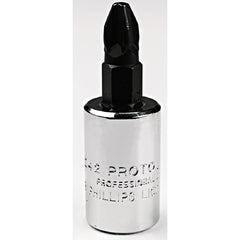 Proto 3/8″ Drive Phillips Screwdriver Bit Socket - #4 - Apex Tool & Supply