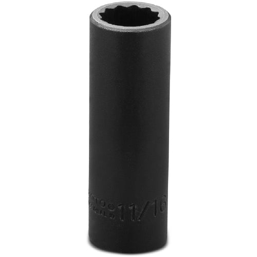 ‎Proto 1/2″ Drive Deep Impact Socket 11/16″ - 12 Point - Apex Tool & Supply