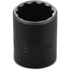 ‎Proto 1/2″ Drive Thin Wall Impact Socket 22 mm - 12 Point - Apex Tool & Supply