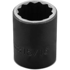 ‎Proto 1/2″ Drive Impact Socket 15/16″ - 12 Point - Apex Tool & Supply