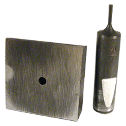 Punch & Die Set for Bench Punch - 5/64″ Round Shape - Apex Tool & Supply