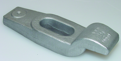 8" Tapped Gooseneck Clamp Forged Strap - Apex Tool & Supply
