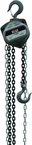 S90-100-10, 1-Ton Hand Chain Hoist with 10' Lift - Apex Tool & Supply