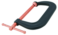 404-P, 400-P Series C-Clamp, 0" - 4-1/4" Jaw Opening, 3-1/4" Throat Depth - Apex Tool & Supply