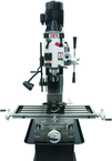 JMD-45VSPF Variable Speed Square Column Geared Head Mill Drillwith Newall DP700 2-Axis DRO - Apex Tool & Supply