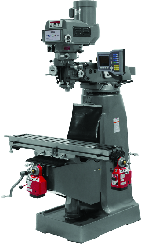 JTM-4VS Mill With X and Y-Axis Powerfeeds - Apex Tool & Supply