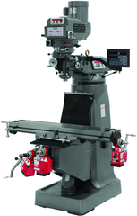 JTM-4VS-1 Mill With 3-Axis ACU-RITE 300S DRO (Quill) With X and Y-Axis Powerfeeds - Apex Tool & Supply