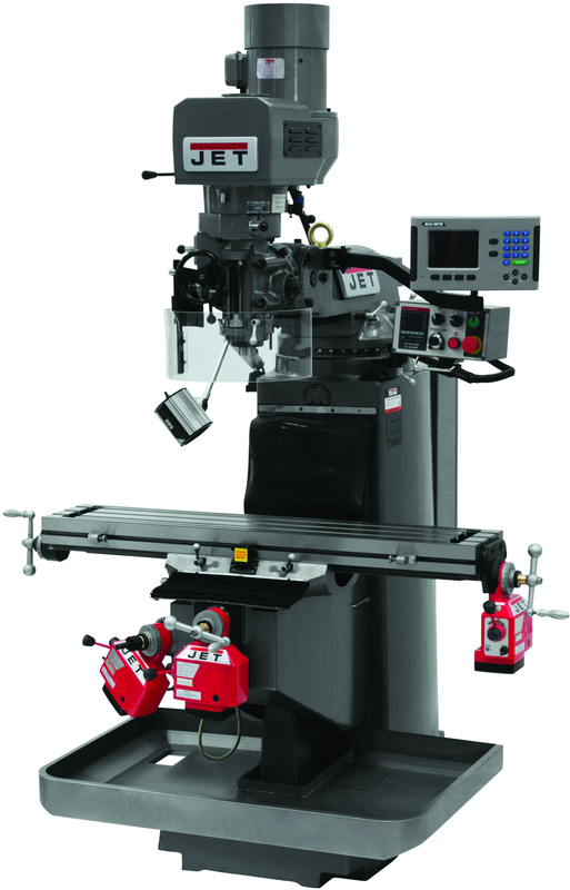 JTM-949EVS Mill With Acu-Rite 200S DRO With X, Y and Z-Axis Powerfeeds - Apex Tool & Supply