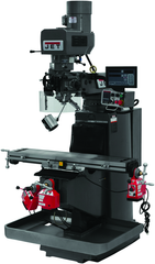 JTM-949EVS Mill With 3-Axis Newall DP700 DRO (Quill) With X-Axis Powerfeed and Air Powered Draw Bar - Apex Tool & Supply