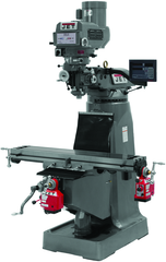 JTM-2 Mill With 3-Axis Newall DP700 DRO (Quill) With X and Y-Axis Powerfeeds - Apex Tool & Supply