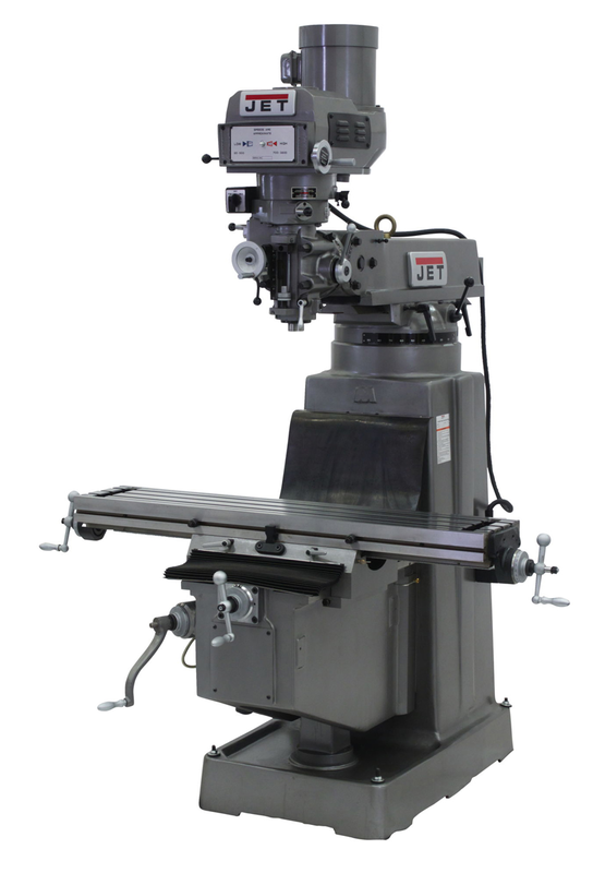 JTM-1050 Mill With Newall DP700 DRO With X-Axis Powerfeed - Apex Tool & Supply