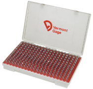 250 Pc. - 5.00 to 9.98mm - Plus (Go) Fit - Gage Pin Set - Apex Tool & Supply