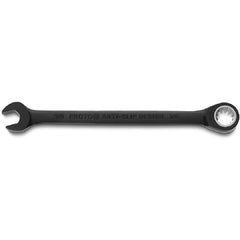 Proto Black Chrome Combination Non-Reversible Ratcheting Wrench 3/8″ - Spline - Apex Tool & Supply