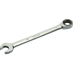 ‎Proto Full Polish Combination Non-Reversible Ratcheting Wrench 7/16″ - 12 Point - Apex Tool & Supply