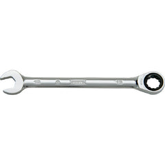 ‎Proto Full Polish Combination Non-Reversible Ratcheting Wrench 16 mm - 12 Point - Apex Tool & Supply