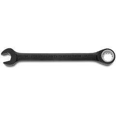 Proto Black Chrome Combination Non-Reversible Ratcheting Wrench 14 mm - Spline - Apex Tool & Supply