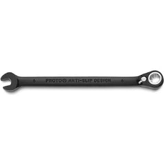 Proto Black Chrome Combination Reversible Ratcheting Wrench 6 mm - Spline - Apex Tool & Supply