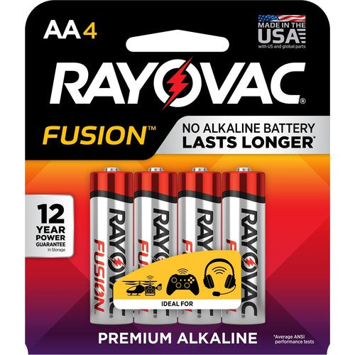 AA Fusion Alkaline Batteries-4Pk - Apex Tool & Supply