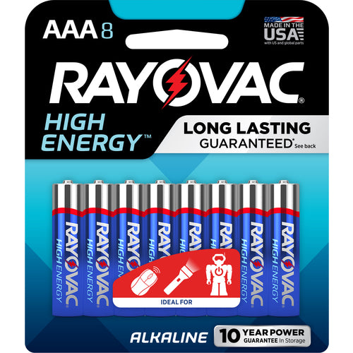 AAA High Energy Alkaline Batt-8Pk - Apex Tool & Supply