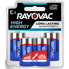 C High Energy Alkaline Batt-4Pk - Apex Tool & Supply