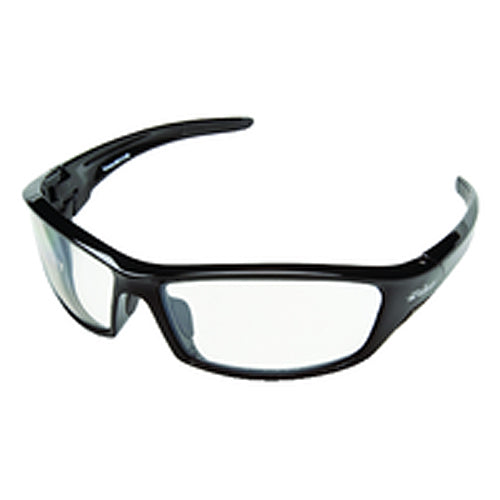 Anti-Reflective Clear Lens - Flexible Nylon Black Frame - Apex Tool & Supply