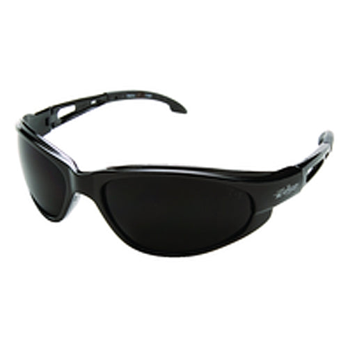 Smoke Lens - Fog & Scratch Resistant - Flex Nylon Black Frame - Apex Tool & Supply