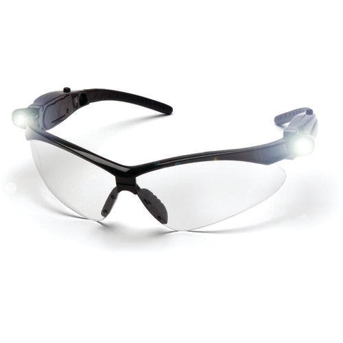 PMXTREME BLACK FRAME CLEAR LENS LED - Apex Tool & Supply