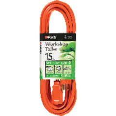 Extension Cord - 15' Medium Duty 1-Outlet (Outdoor Style) - Apex Tool & Supply