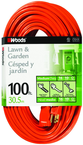 Woods Extension Cord - 100' Medium Duty 1-Outlet (Outdoor Style) - Apex Tool & Supply