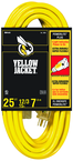 Yellow Jacket Extension Cord - 25' Extra Heavy Duty 1-Outlet (Powerlite) - Apex Tool & Supply