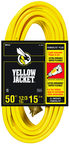 Yellow Jacket Extension Cord - 50' Extra Heavy Duty 1-Outlet (Powerlite) - Apex Tool & Supply