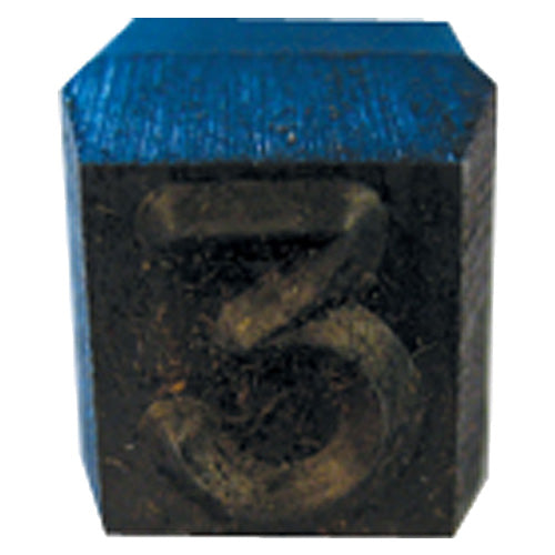 Individual Reversed Steel Stamp - 5/16″ Type Size (Letter A) - Apex Tool & Supply