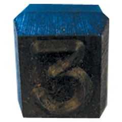 Individual Reversed Steel Stamp - 5/16″ Type Size (Letter A) - Apex Tool & Supply