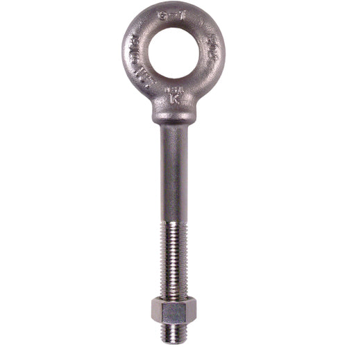 304 Stainless Steel Plain Pattern Nut Eye Bolt - 1/4″-20 Thread Size, 1/2″ Eye Diameter - Apex Tool & Supply