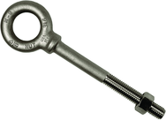 316 Stainless Steel Plain Pattern Nut Eye Bolt - 1/2-13 Thread; 1" Eye Dia. - Apex Tool & Supply