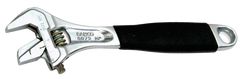 3/4" Opening - 6" OAL - Plated Adjustable Wrench - Apex Tool & Supply
