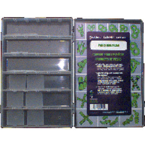 Empty Large Plastic Kit - 12 Adjustable Dividers - Apex Tool & Supply