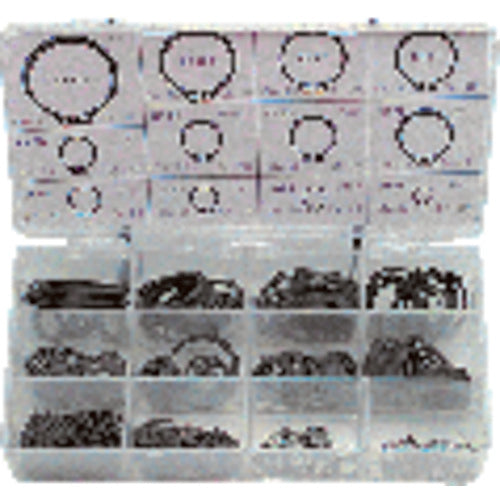 Snap Ring Assortment - 1/4″-1 1/4″ Diameter - Apex Tool & Supply