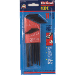 18 Pieces-0.050″-7/32″ & 1/16″-5/16″ Long & Short Arm Style - Hex Key Set - Apex Tool & Supply