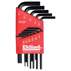 9 Pieces-1.5 mm-10 mm Short Arm Style - Hex Key Set - Apex Tool & Supply