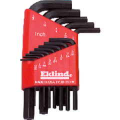 13 Pieces-0.050″-3/8″ Short Arm Style - Hex Key Set - Apex Tool & Supply