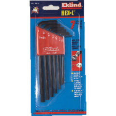 7 Pieces-5/64″-1/4″ Long Arm Style - Hex Key Set - Apex Tool & Supply