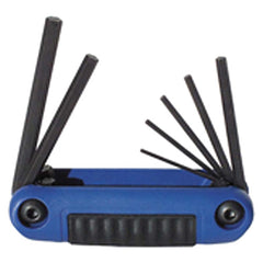 6 Pieces-3.0 mm-10 mm Fold Up Style - Hex Key Set - Apex Tool & Supply
